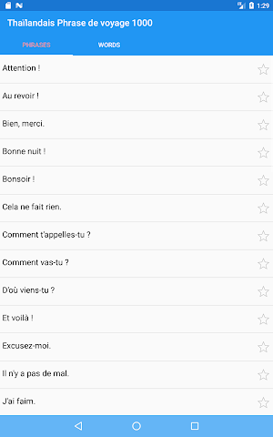 Thaïlandais Phrase de voyage 1000 Screenshot 2