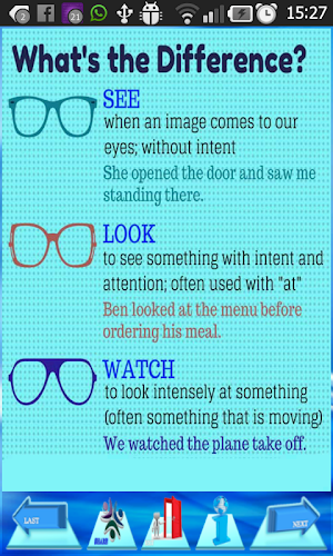 English Phrasal Verb Flashcard Screenshot 1