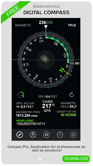 Digital Compass GPS Screenshot 0