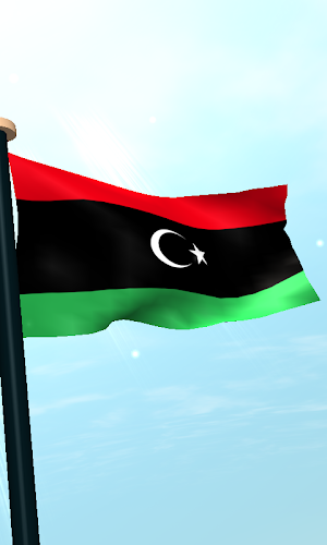 Libya Flag 3D Live Wallpaper Screenshot 3