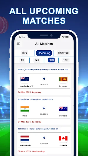 Live Cricket TV & Live Score Screenshot 2