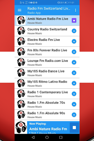 Radio Fm Switzerland Live App  Screenshot 1