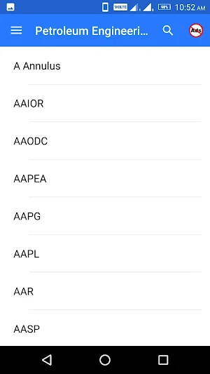 Petroleum Engineering Dictionary Screenshot 1