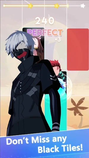 Unravel Tokyo Ghoul Piano Tile Screenshot 1