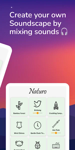 Naturo: Sleep & Nature Sounds Screenshot 1