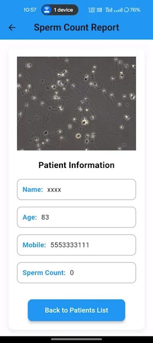 SPERMCHECK Screenshot 3