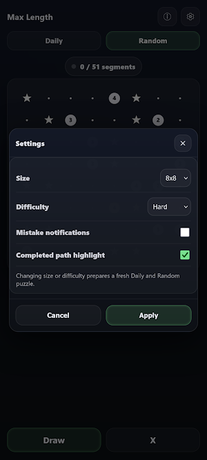 Max Length - Path Logic Puzzle Screenshot 3