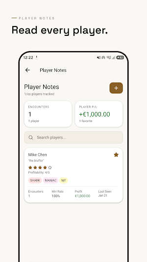 Manage Bankroll: P&L Tracker Screenshot 1
