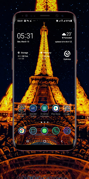 Eiffel Tower Wallpaper Screenshot 2