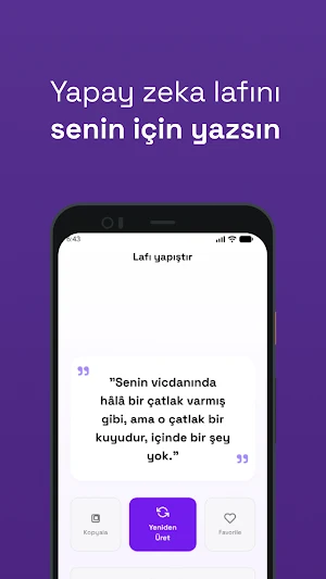 Lafmatik: Laf sokma asistanı Screenshot 2