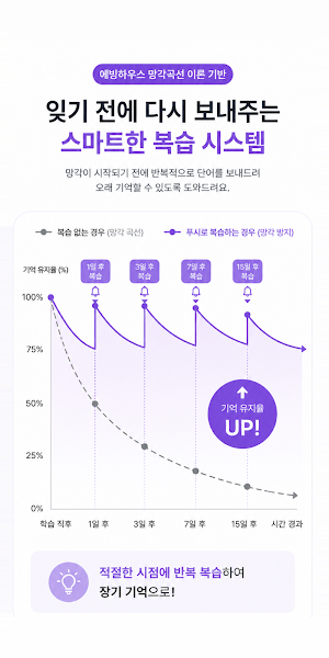 푸시보카 : 영어단어 자동암기-토익,수능,토플 필수단어 Screenshot 2