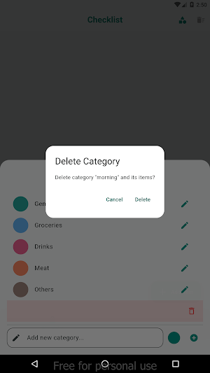 Shopping Checklist screenshot 7