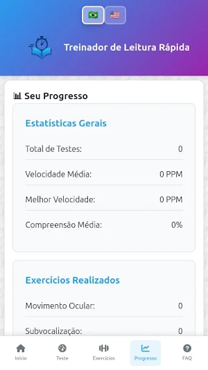 Treinador de Leitura Rápida Screenshot 2