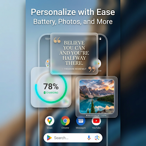 Glass Widgets & Theme Pro Screenshot 3