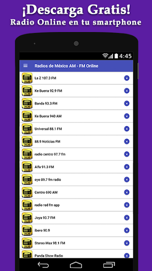 Radios de Mexico Gratis - Radio Online Screenshot 0