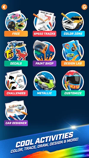 Hot Wheels Coloring Game Screenshot 3