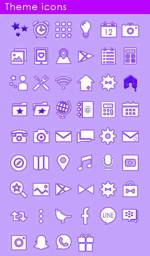 Melty Galaxy Theme Screenshot 3
