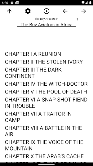 Book, The Boy Aviators in Afri Screenshot 0