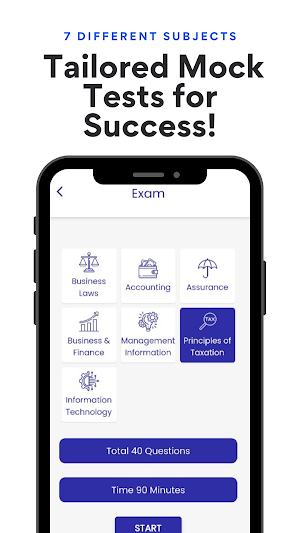 CA Exam Preparation App Screenshot 1