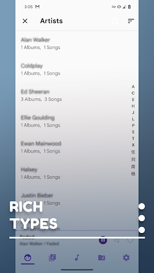 Vivid Tunes- Music Player Screenshot 2