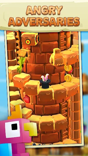 Blocky Castle Climb: Pet Jump! Cat🐱dog🐶and more! Screenshot 3