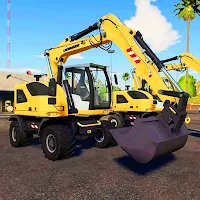 City Excavator Driving Sim 24