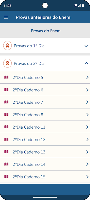 Provas anteriores do Enem Screenshot 0