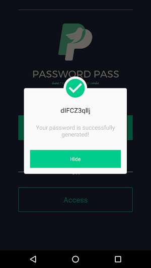 Password Pass 2.0 Screenshot 1
