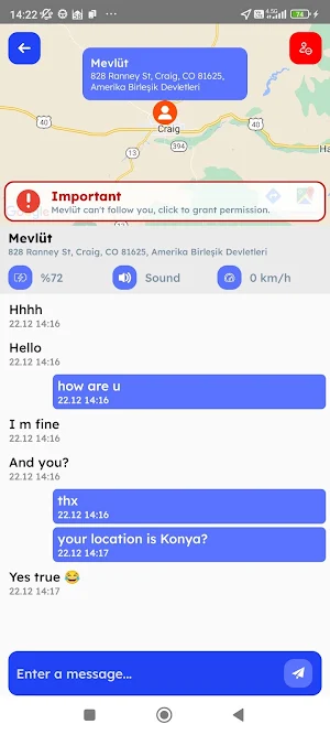 Live Location Share Screenshot 1