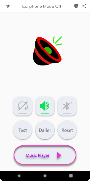 Earphone Mode OFF Screenshot 0