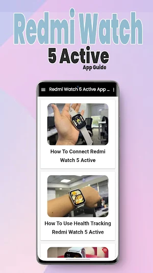 Redmi Watch 5 Active App Guide Screenshot 3