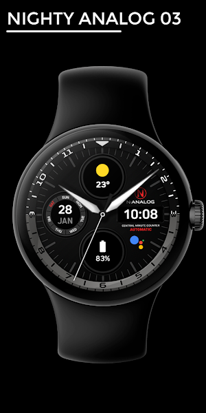 Nighty Analog 03 - watch face Screenshot 0