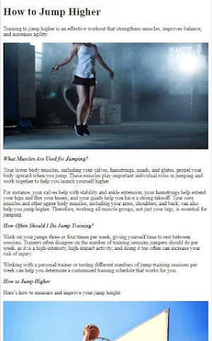 How to Do Jump Higher Training Screenshot 3