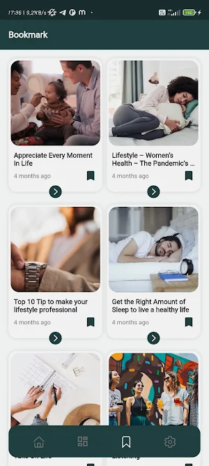 Lifestyle Blog Screenshot 3