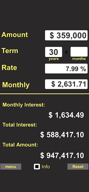 Loan Calculator 2.0 Screenshot 0