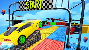 Mega Car Stunts Racing - Ramp Stunt Car Games 2020 Screenshot 0