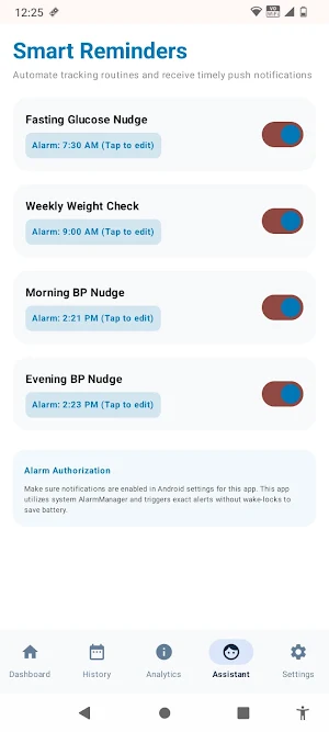 Health Vital: BP Sugar Weight Screenshot 2