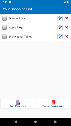 Shopping List Screenshot 2