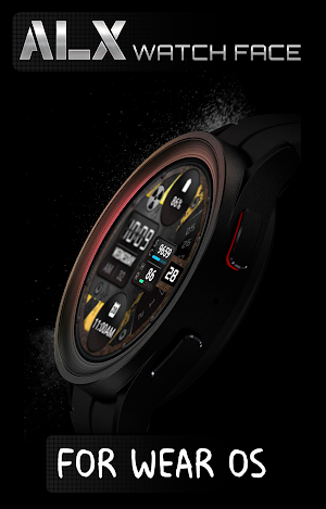 ALX25 LCD Watch Face Screenshot 1