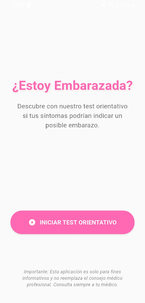 Am I Pregnant? - Symptom Quiz Screenshot 1