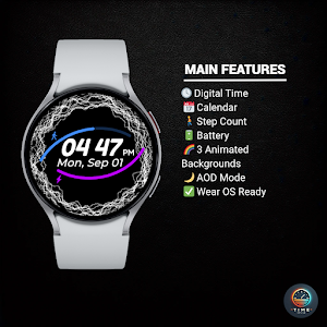 Pulsar Glow Watch Face Screenshot 1