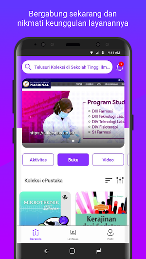 Stikesnas Digital Library Screenshot 1