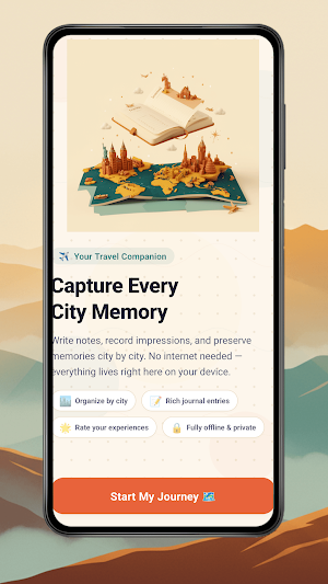 Wander City Diary Screenshot 3