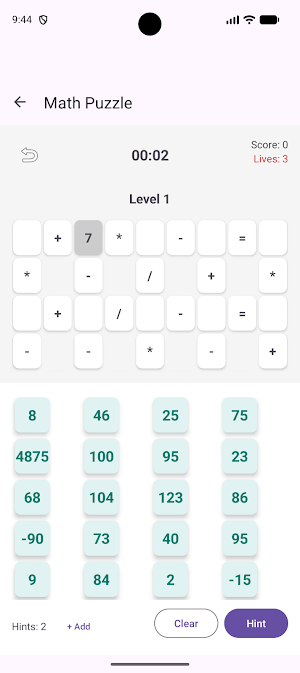 Maths Puzzles Screenshot 2