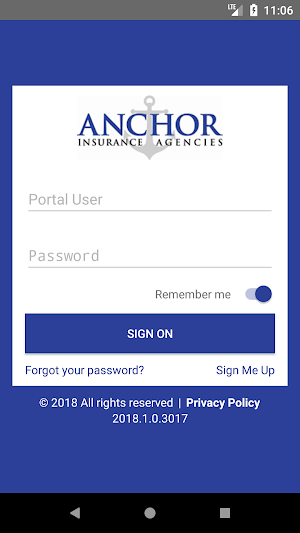 Anchor Insurance Online Screenshot 0