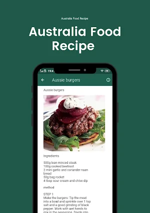 Easy Australian food recipes Screenshot 0