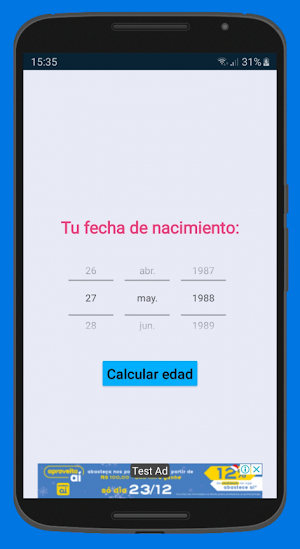 Calculadora de edad Screenshot 0