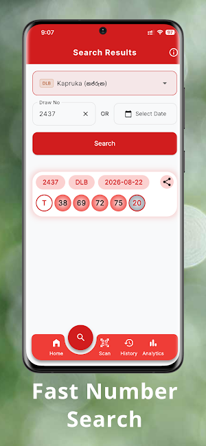 Sri Lanka Lottery Results Screenshot 2