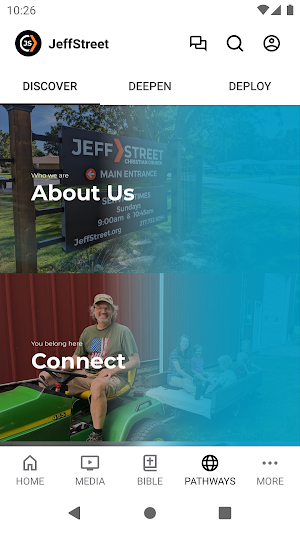JeffStreet Christian Church Screenshot 2