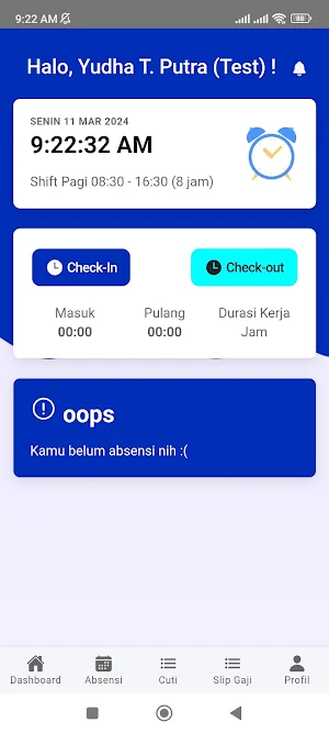 ISAS HRM Screenshot 1